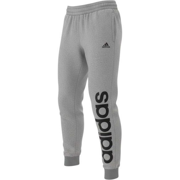 adidas Other - Adidas Youth Boys Gray Logo Jogger Sweatpants Size M 10/12 Regular Fit
